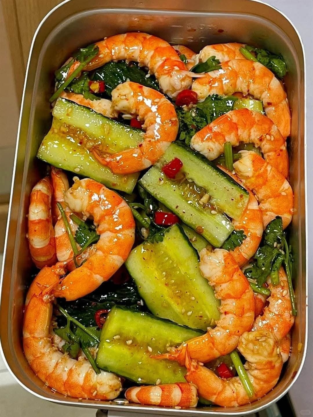 Shrimp and Cucumber Salad Recipe