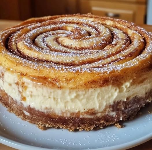 Cinnamon Roll Cheesecake