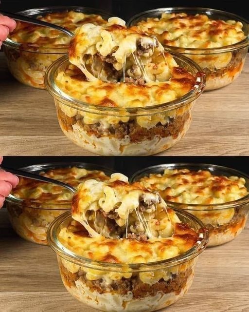 Cheesy Beef and Macaroni Casserole