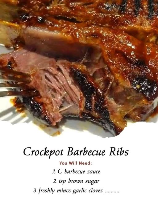 Crockpot Barbecue Ribs