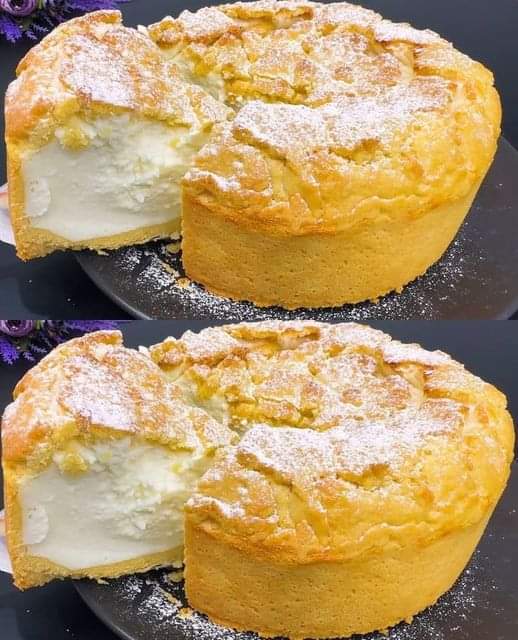 Regarding the Dough  The three eggs  200 grammes or 1.4 cups of flour  Baking powder, one teaspoon  Powdered sugar, 0.3 cup (60 grammes)  Grated four tablespoons (60 grammes) of chilled butter  In reference to the cake filling:  Sour cream, 1.8 cups (400 grammes)  90 grammes, or 0.9 cup, of yogurt  Soda  A cup (150 grammes) of sugar  Starch, two teaspoons (30 grammes)  Building the Dough  Getting Ready and Separating Eggs  The egg yolks and whites should be separated first. This guarantees later on our cake will have the ideal texture. Having separated them, put them away for the time being.  Read more on next page