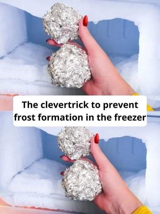 The clever housewife’s trick to prevent frost formation in the freezer