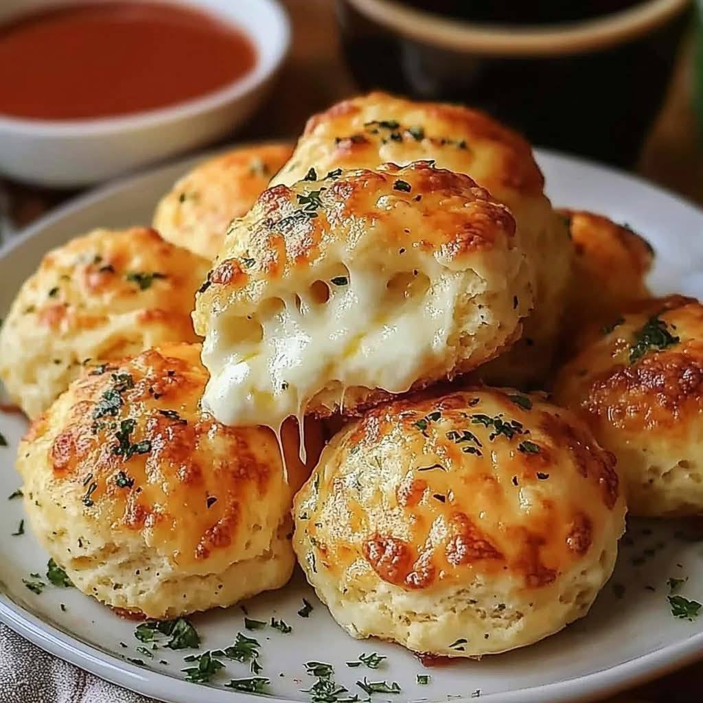 Best Recipe for Pillsbury Biscuit Garlic Butter Cheese Bombs 🧄🧈🧀