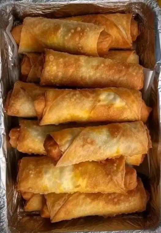 homemade Philly cheese eggrolls