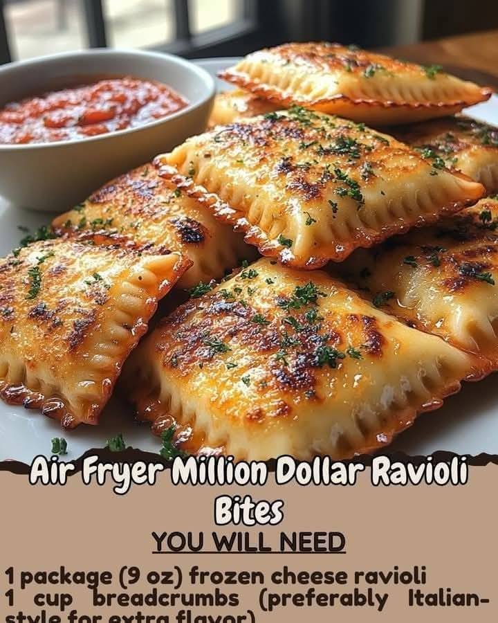 Air Fryer Million Dollar Ravioli Bites