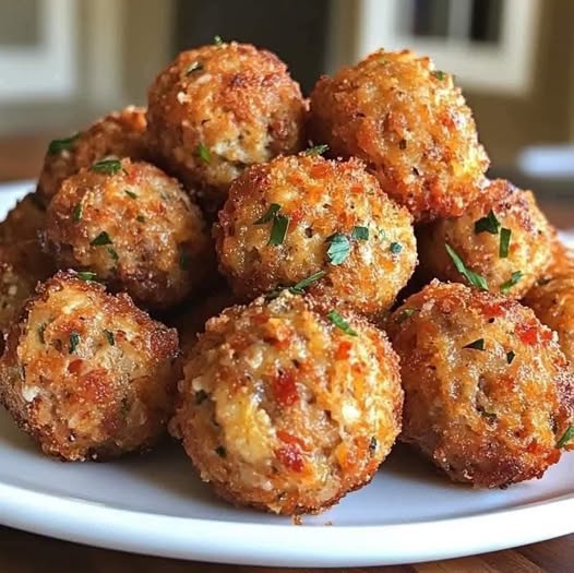 CREAM CHEESE SAUSAGE BALLS