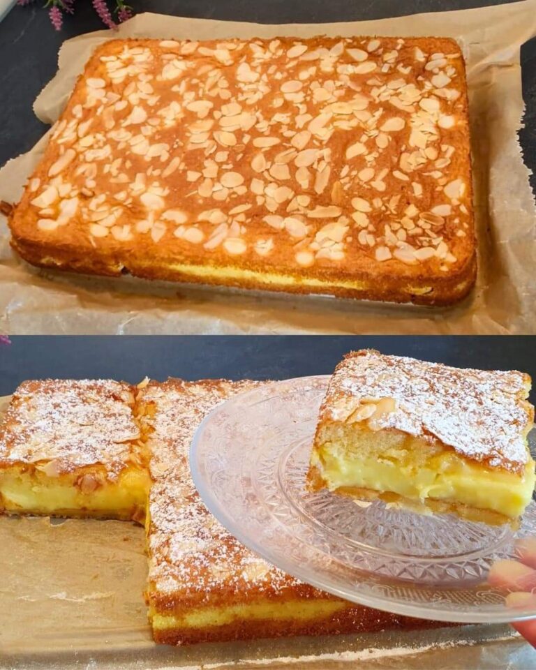 Creamy Almond Cake: A melting and delicious dessert