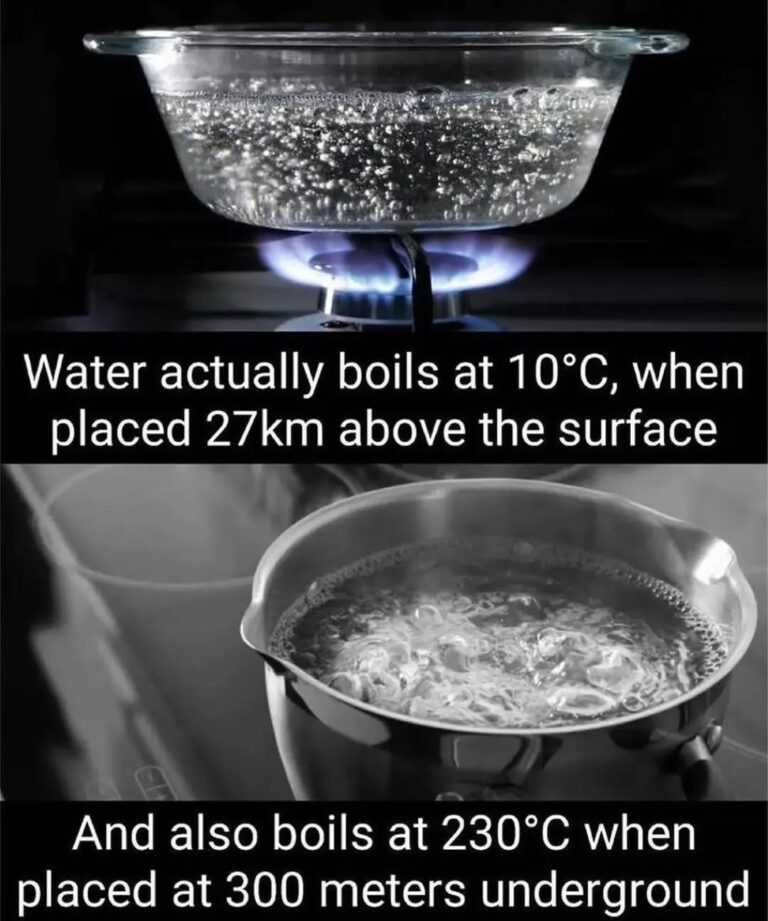 Water boils at 10°c when it placed at 27km above ground.why?