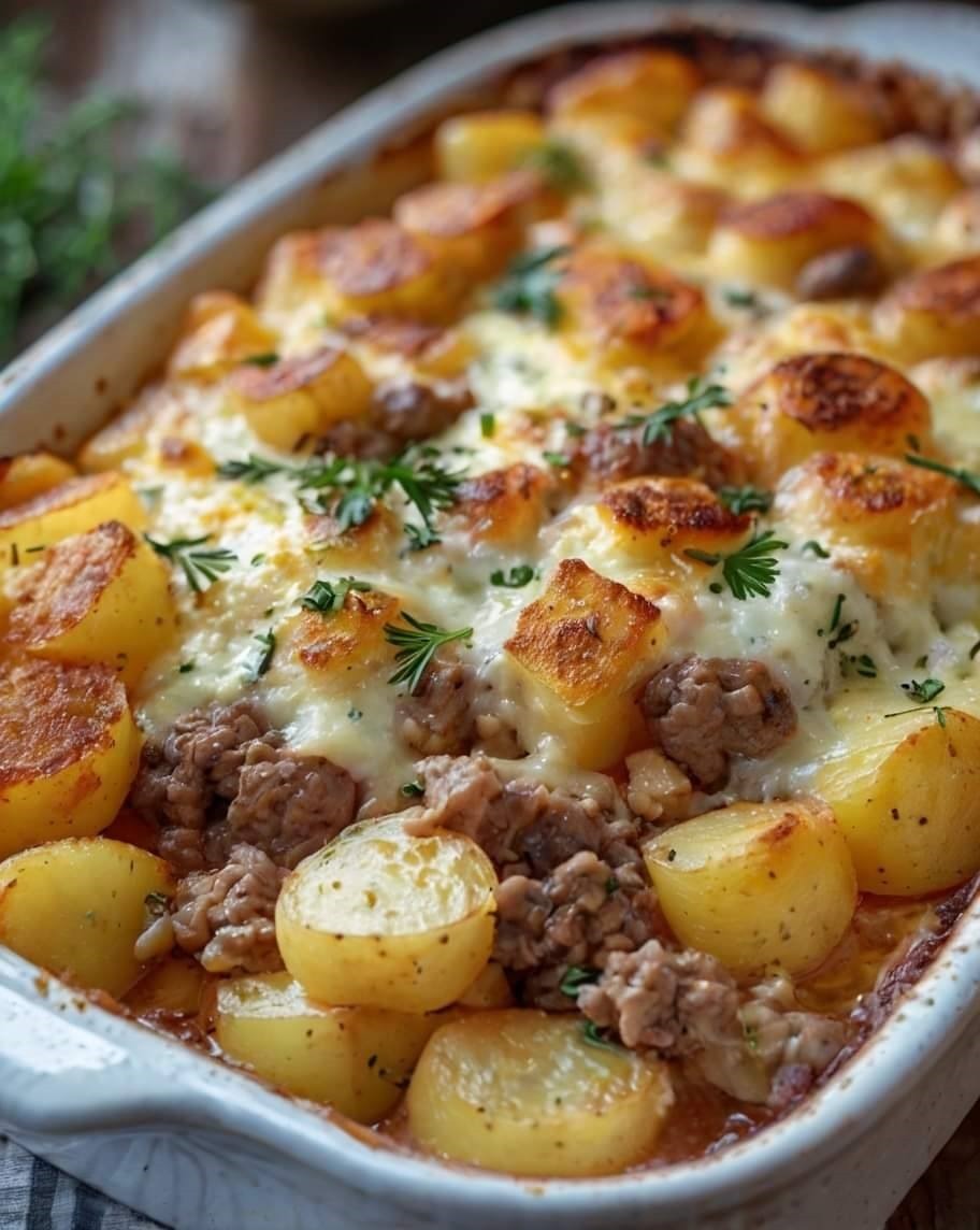 asy Hamburger Potato Casserole Recipe