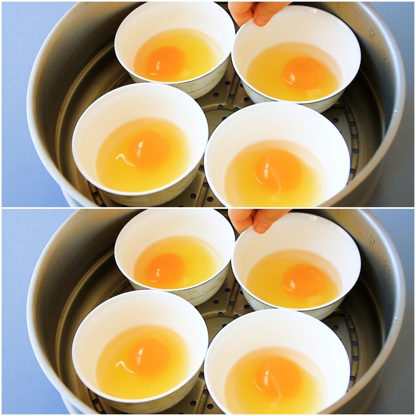 Bowls or ramekins that are small and heatproof  Grease or cooking spray  The liquid  Instructions:  To begin, set your air fryer to 270 degrees Fahrenheit, or its lowest heat setting. Poaching is best done at this low, mild heat.  The Ramekins Are Ready: Spray or coat your tiny bowls or ramekins lightly with cooking spray. The eggs won’t stick, and cleaning up afterward is a snap.  Peel the Eggs: Gently crack 1 egg into each individual ramekin. Attempt to retain the yolk in place for optimal outcomes and roundest eggs.  Put Some Water On Top: Place a tablespoon of water onto each egg. In the air fryer, this will produce steam that is similar to that of a classic poaching pot.  Read more on next page