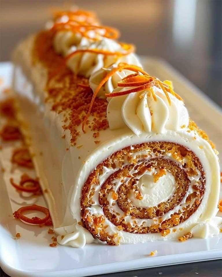 Carrot Cake Roll Recipe