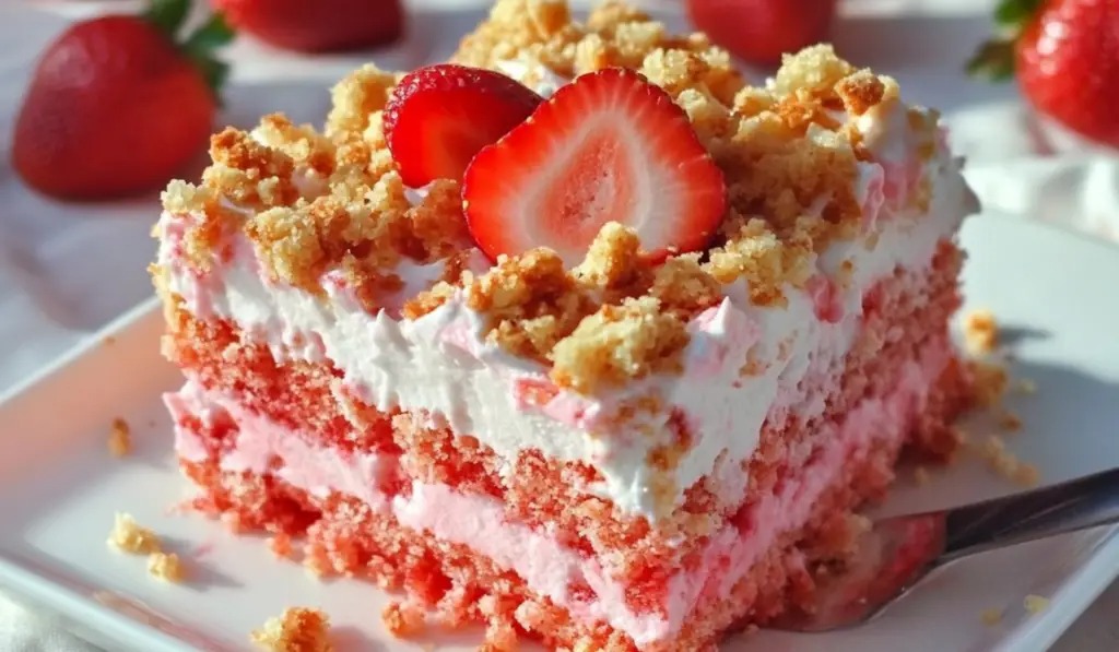 Strawberry Crunch Poke Cake Recipe: A Nostalgic, Delicious Delight