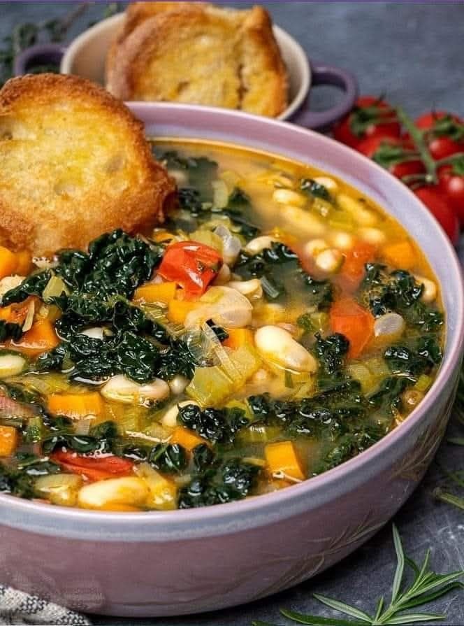 Quick N Easy Tuscan White Bean Soup Recipe