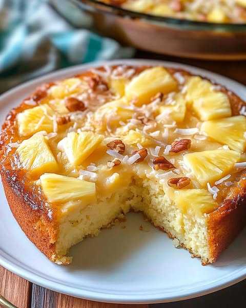 Easy Delicious Easiest Pineapple Cake: A Quick and Sweet Tropical Treat