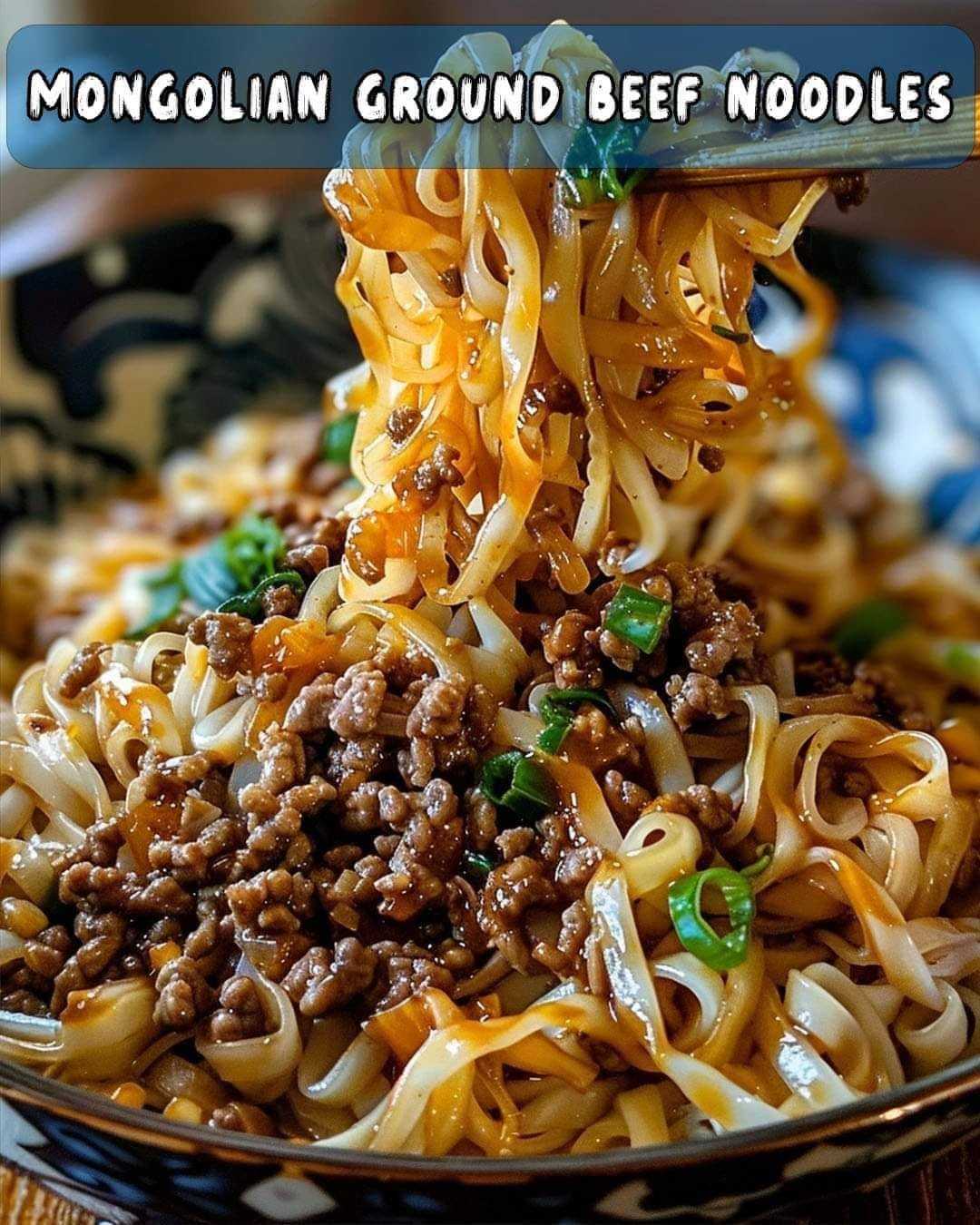 Quick Mongolian Beef Noodle Stir-Fry