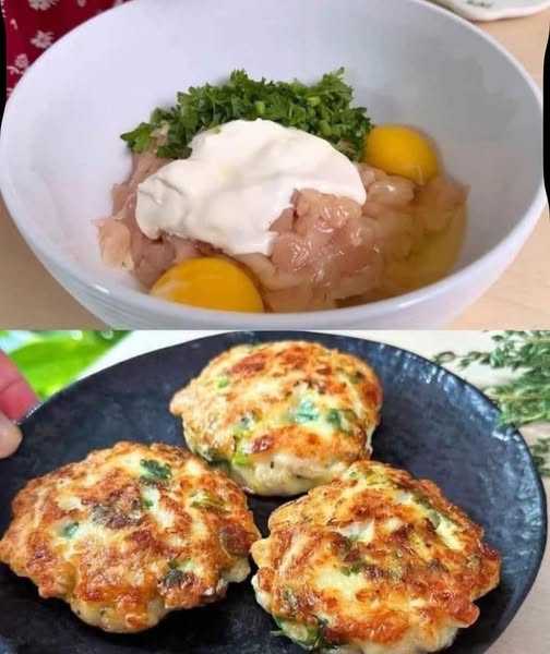 Chicken Patties with Mozzarella Recipe