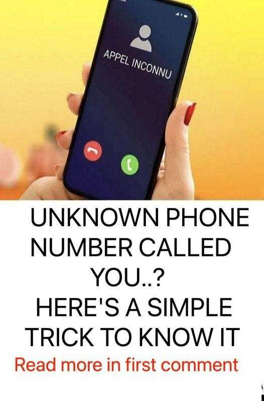 You’ve probably noticed that the list of unknown calls is growing longer and longer, to the point where you no longer know who you spoke to and who you didn’t answer. Hidden and unknown numbers annoy you, frustrating you and leaving you helpless in a potentially dangerous situation, especially if you are the victim of harassment. But have you ever tried to understand the difference between a hidden number and an unknown number? The answer could be useful to you and help you protect yourself better.  When you receive a call from an unknown number, it simply means that you have not saved it in your contact list. In contrast, a hidden call indicates that the caller has deliberately chosen to hide their phone number, making it even more difficult to identify the caller. The world of technology today offers several solutions to find out who the person is calling you. When you receive a call from an unknown number, it can be difficult to know who is behind it. Fortunately, there are several methods to identify an unknown number quickly.  The first tip is to use the Google search engine. Google’s database is very extensive, making it a valuable resource for researching phone numbers. You can search using different variations of phone numbers like search with space, search with country code and space, search with country code without space, etc. These searches may lead you to reverse directory or social media pages where people list their phone numbers.  For Complete Cooking STEPS Please Head On Over To Next Page Or Open button (>) and don’t forget to SHARE with your Facebook friends  ADVERTISEMENT