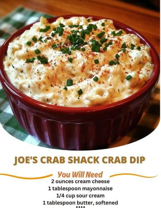 Joe’s Crab Shack Crab Dip: A Creamy, Flavorful Appetizer