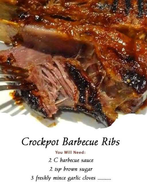 Crockpot Barbecue Ribs