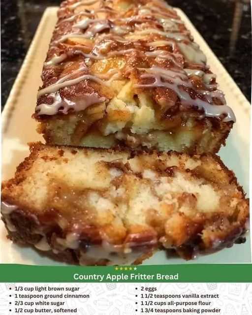 Country Apple Fritter Bread