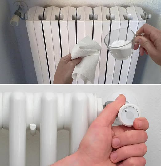 How to clean radiators without making dust all over the house