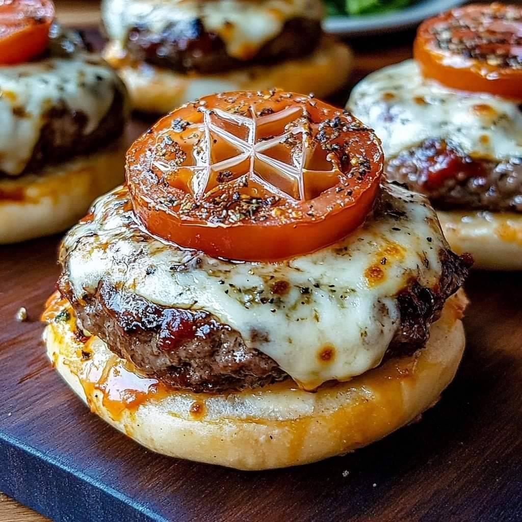 Mini Pizza Burger Recipe 