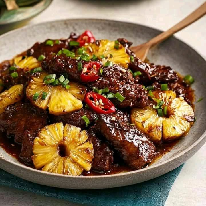 Pineapple Pork Adobo from Marion’s Kitchen. 