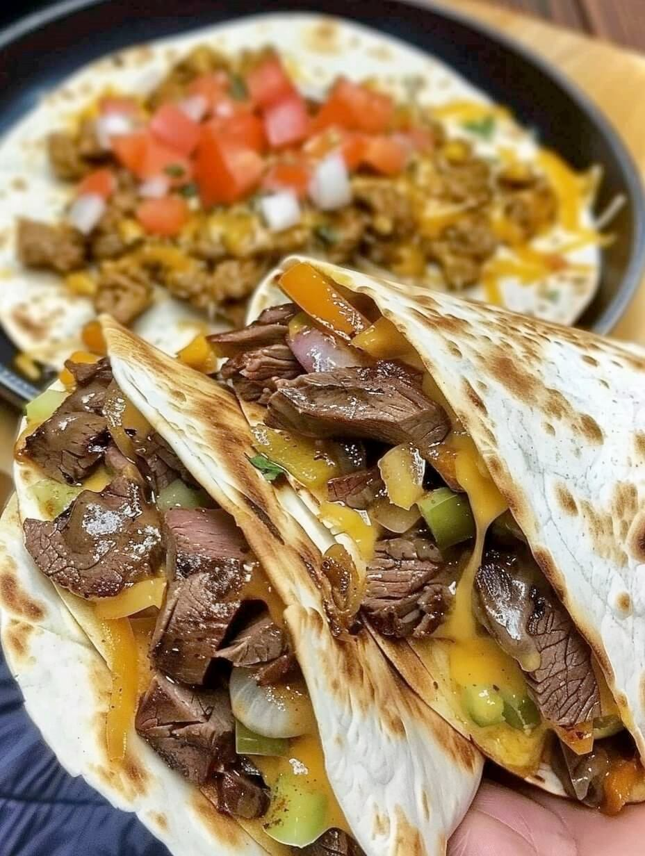 Loaded Steak Quesadillas