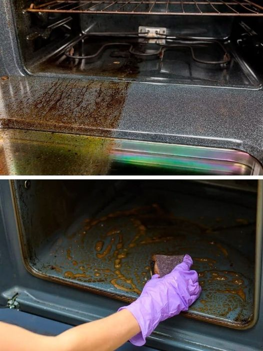 A clever trick for cleaning your oven while you sleep