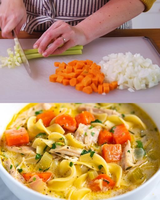 Creamy Chicken Noodle Soup