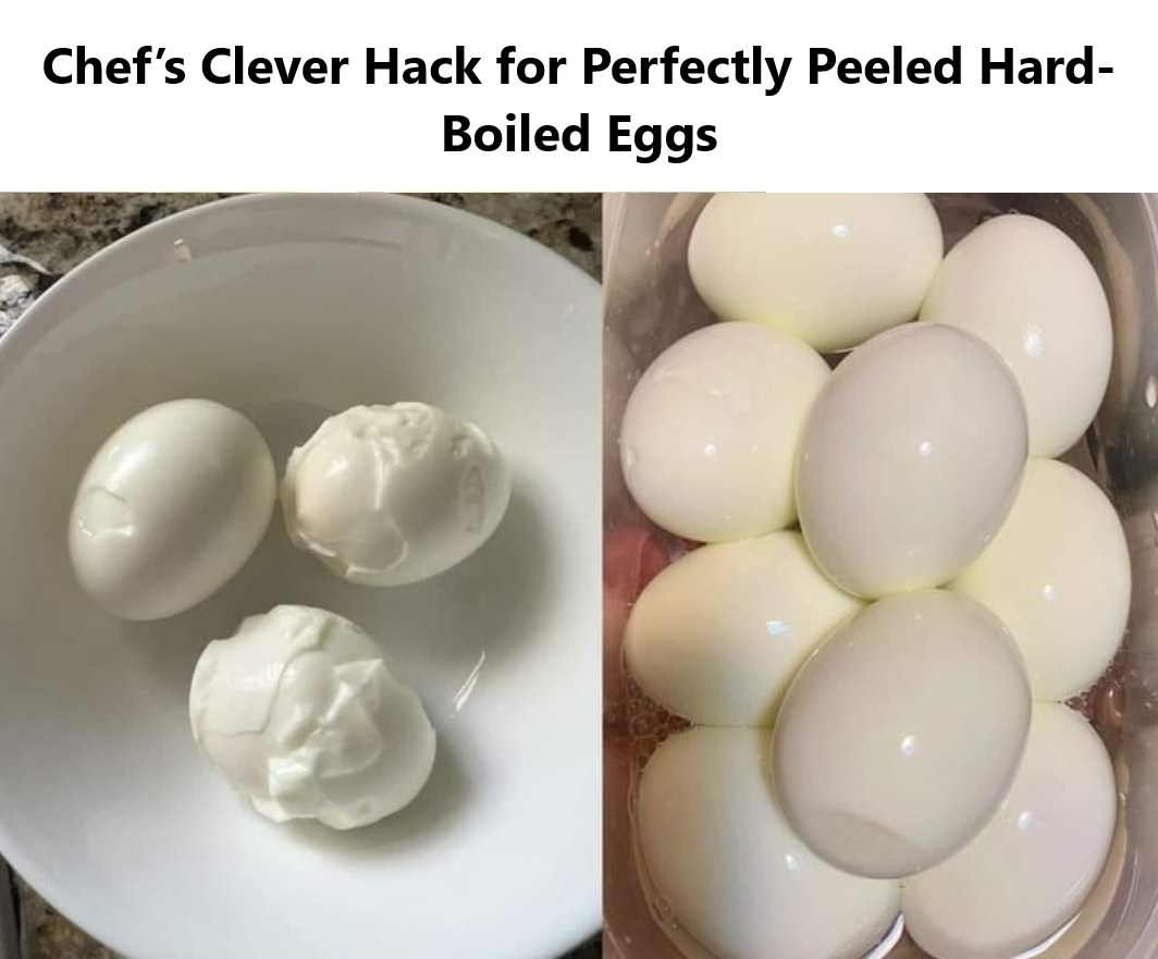 Chef’s Clever Hack for Perfectly Peeled Hard-Boiled Eggs