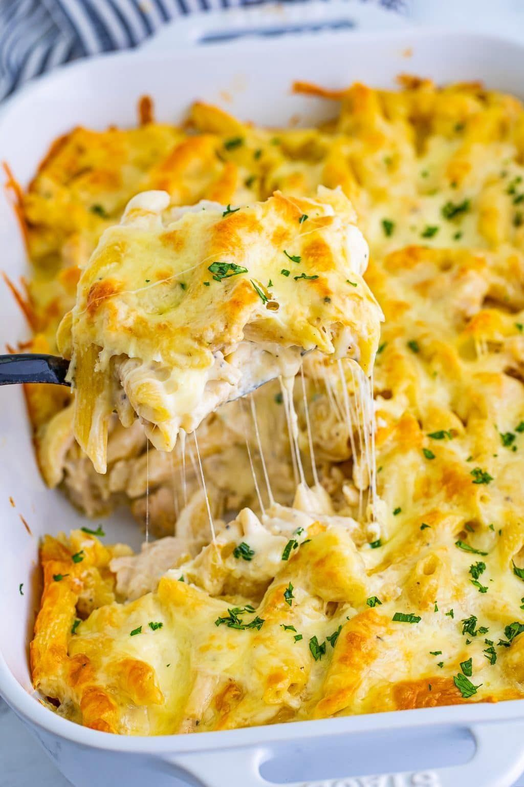 Million Dollar Chicken Alfredo Bake