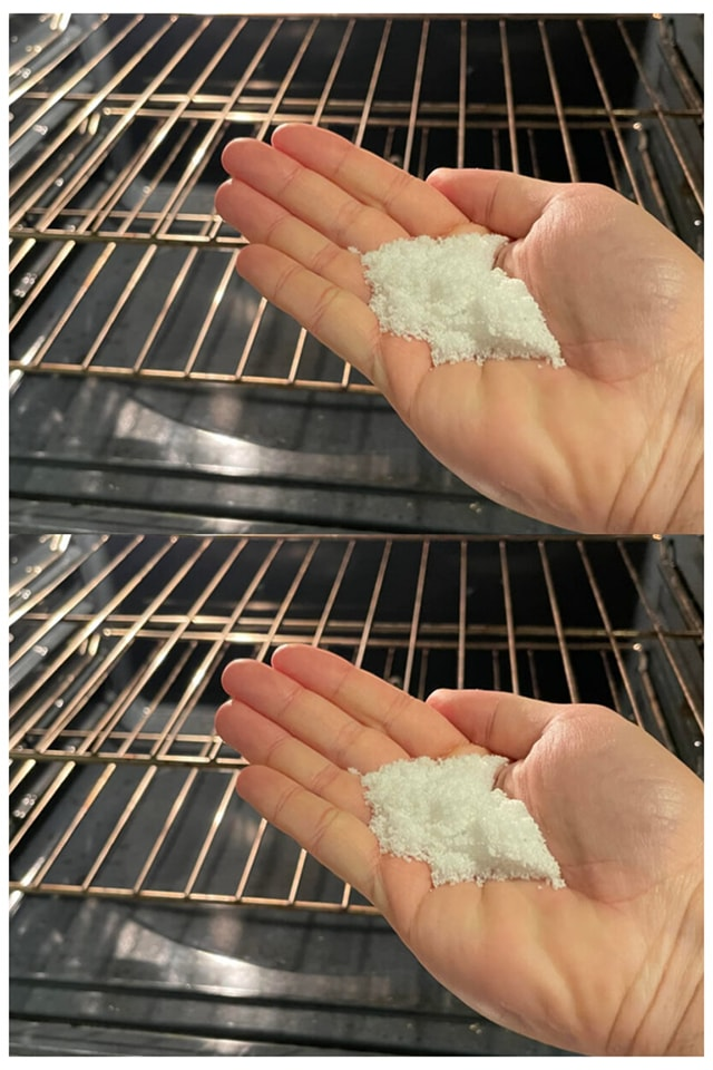 How to remove burnt oil from the oven effortlessly and without using chemicals