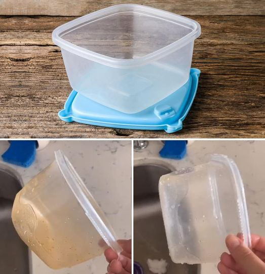 How to easily degrease tupperware so that they look like new