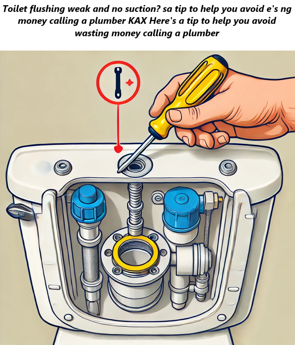 Toilet flushing weak and no suction? Here’s a tip to help you avoid wasting money calling a plumber