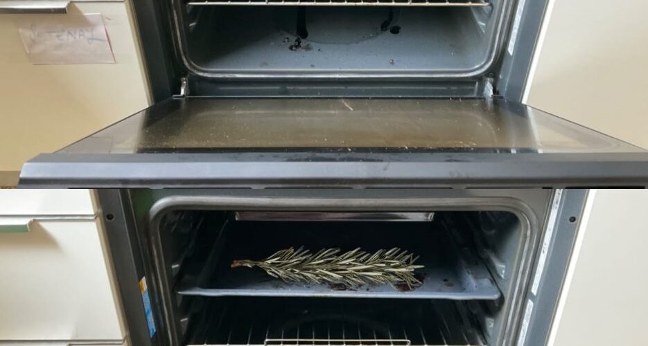 Put 1 sprig of rosemary in the oven and be amazed at what you notice after 10 minutes