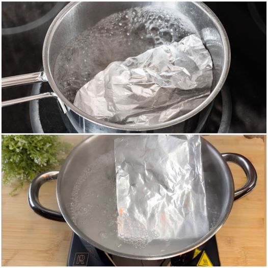 Put a Sheet of Aluminum Foil in Boiling Water, Even Wealthy People Do This: The Reason