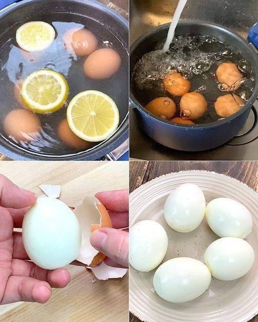 Add Lemon Juice While Preparing Eggs