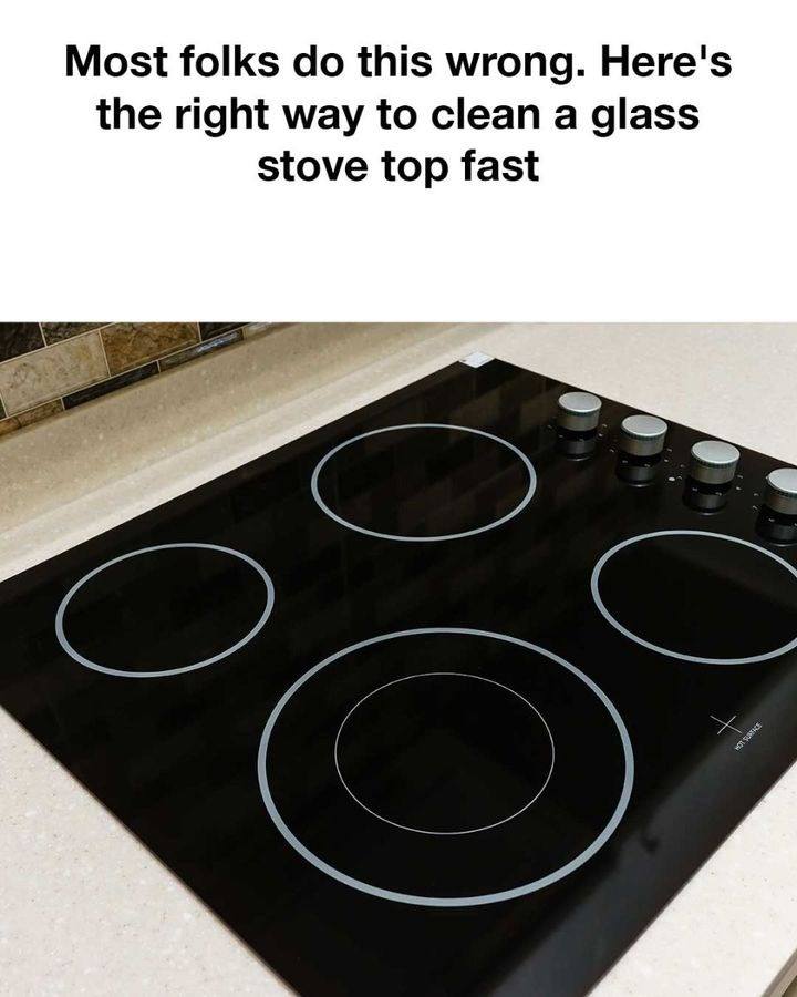 Cleaning a Glass Stove Top: Most People Do This Wrong—Here’s the Simple Hack to Get It Right