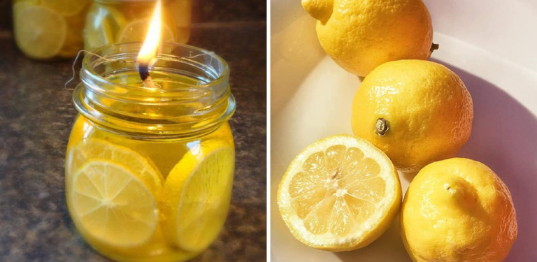 How to make candles with lemons to perfume the whole house