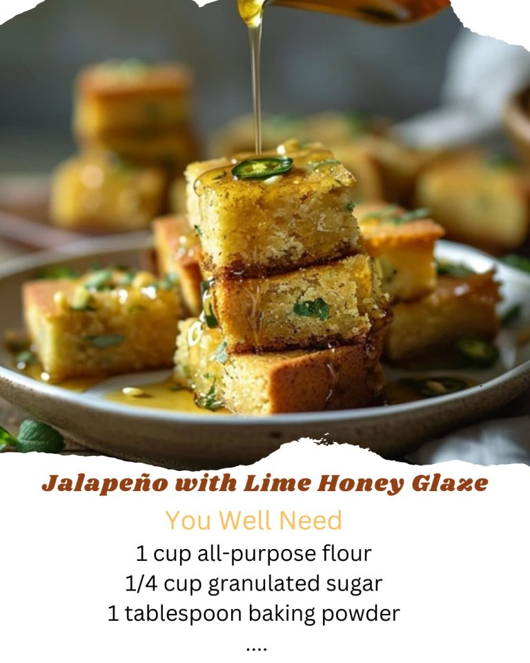 Jalapeño Cornbread with Lime Honey Glaze