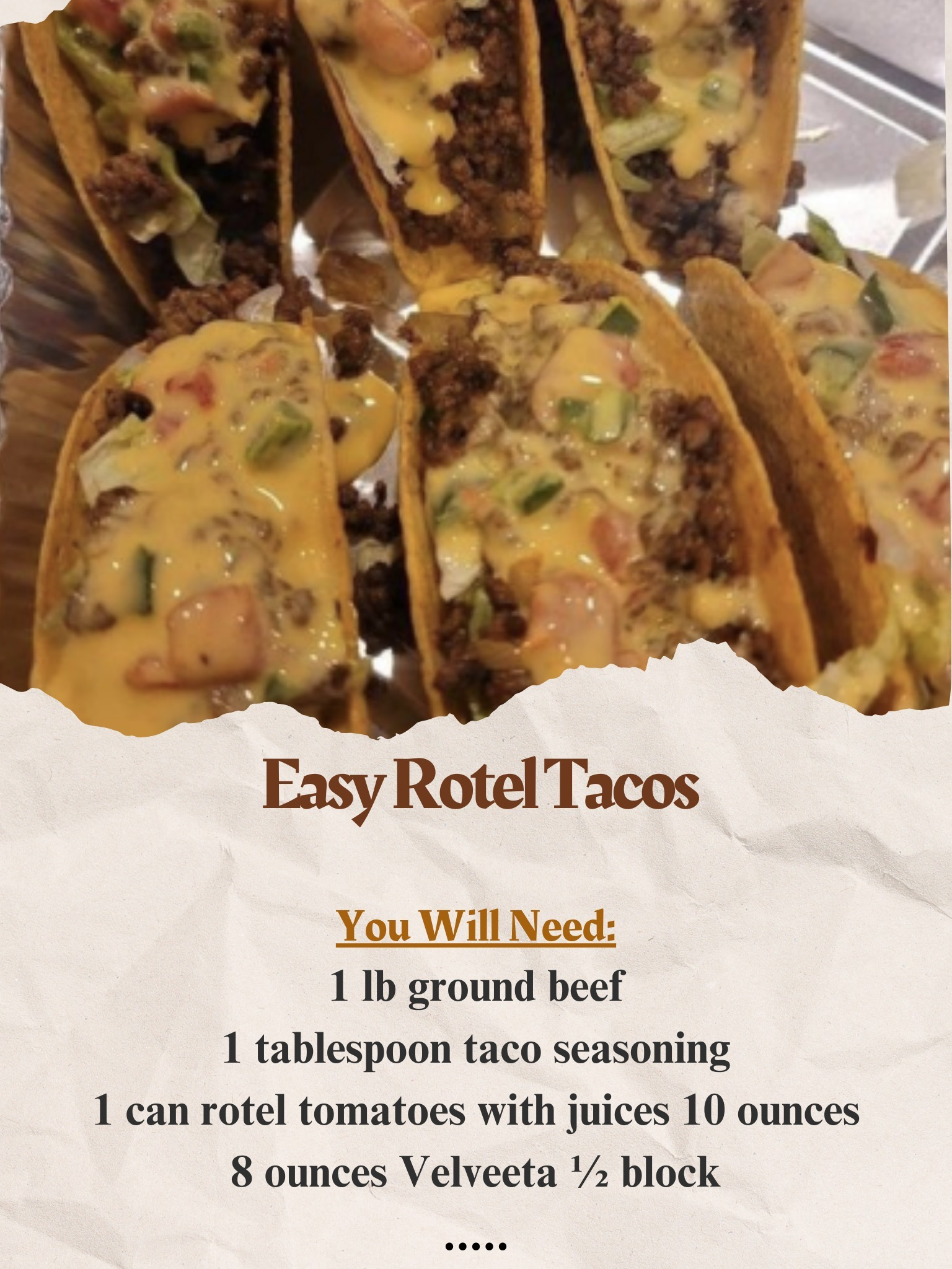 Easy Rotel Tacos