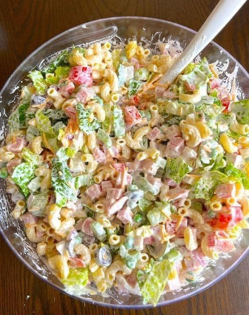 Layered Pasta Salad