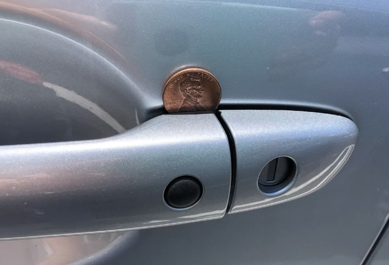 What It Means If You See a Penny in Your Car Door Handle