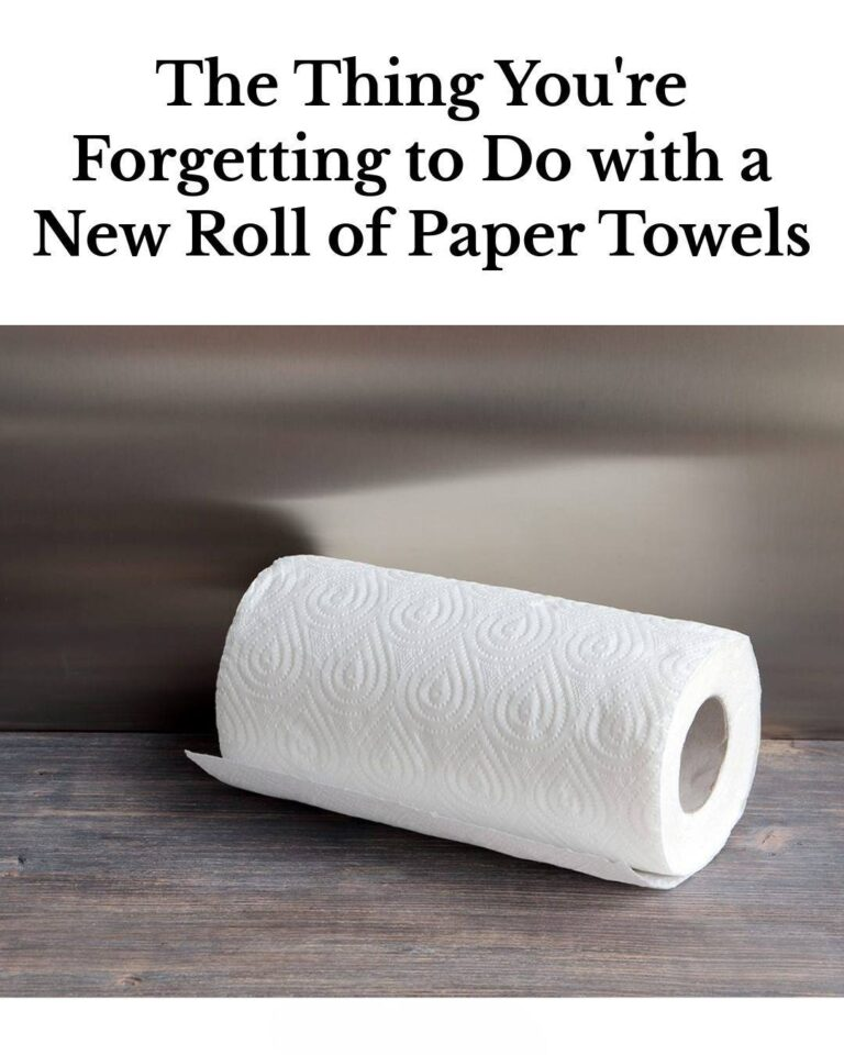 The One Thing You’re NOT Doing with Your Paper Towels (But Should Be)